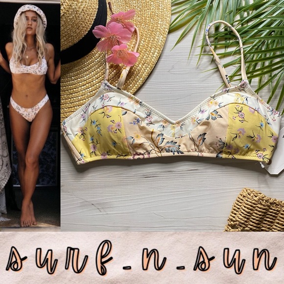 Billabong 🌸 Ditsy Floral Bralette Bikini Top ☀️💕🌴